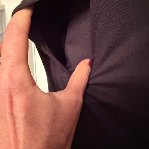 PRANA JACKET COAT BLACK STRETCH ZIP FRONT ACTIVE WEAR POCKETS TIE WAIST SIZE S - Picture 5 of 16